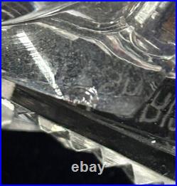 VTG J. PESNICAK Signed Handmade Crystal Perfume Bottle Made In Czech Republic