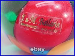 VTG Lot 3 Murano Ballarin Italy Perfume Scent Bottles Millifore Gold Leaf