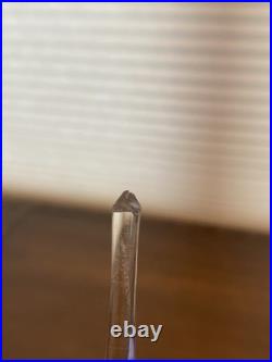 VTG MURANO White/Gold Aventurine Perfume Bottle WithSTOPPER & Bubbles 7.25H