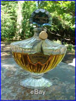 VTG SHALIMAR Pure PARFUM 1 Oz Guerlain #'d Baccarat Bottle Sealed OLD FORMULA