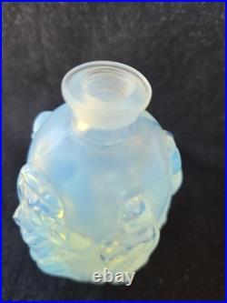 VTG Sabino Gaite Opalescent Art Glass Perfume Bottle Nude Nymphs France Art Deco VTG Sabino Gaite Opalescent Art Glass Perfume Bottle Nude Nymphs France Art Deco