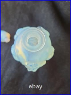 VTG Sabino Gaite Opalescent Art Glass Perfume Bottle Nude Nymphs France Art Deco VTG Sabino Gaite Opalescent Art Glass Perfume Bottle Nude Nymphs France Art Deco