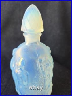 VTG Sabino Gaite Opalescent Art Glass Perfume Bottle Nude Nymphs France Art Deco VTG Sabino Gaite Opalescent Art Glass Perfume Bottle Nude Nymphs France Art Deco