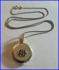 VTG Sterling Silver Necklace RALPH LAUREN Perfume Bottle & Chain 21g 925 #6