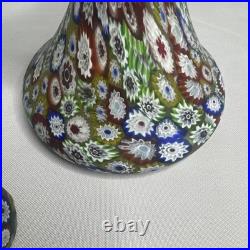 Very Fine Vintage Millefiori Tall Perfume Bottle