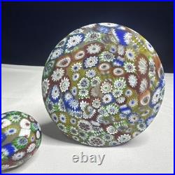 Very Fine Vintage Millefiori Tall Perfume Bottle