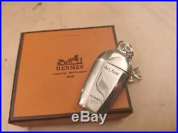Very Rare 80's Vintage Hermes Perfume Bottle Bel Ami Key Chain Key Holder