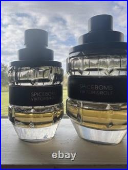 Viktor And Rolf Spicebomb Vintage 2 Bottles 50ml/90ml Fragrance Eau De Toilette