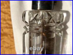 Vinaigrette Perfume Bottle Double Ended Clear Glass Greyhound, Expedite Mark VTG