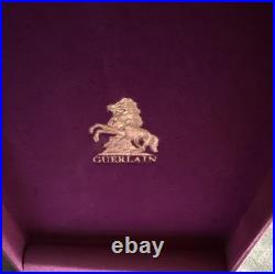 Vint Guerlain Shalimar Extrait 1/2 Oz Fan Bottle velvet Box c1950s Paris sealed