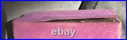Vint Guerlain Shalimar Extrait 1/2 Oz Fan Bottle velvet Box c1950s Paris sealed