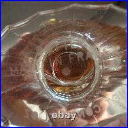 Vint Guerlain Shalimar Extrait 1/2 Oz Fan Bottle velvet Box c1950s Paris sealed