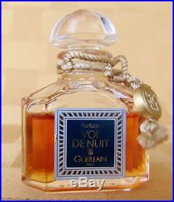 Vintage 1/4 oz Guerlain Vol de Nuit Pure Perfume Vintage parfum estate bottle
