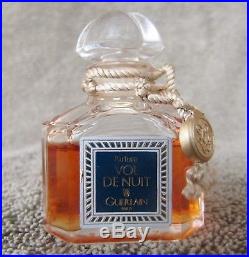 Vintage 1/4 oz Guerlain Vol de Nuit Pure Perfume Vintage parfum estate bottle