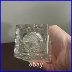 Vintage 1900's S. S. Pierce perfume bottles with stoppers and Trinket box