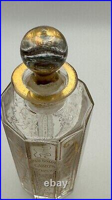 Vintage 1920'S Ahmed Soliman Cairo's PERFUME KING Art Deco Bottle Antique