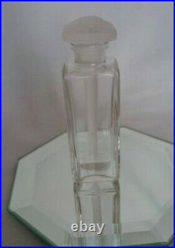 Vintage 1920's Narcisse By Richard Hudnut Empty Perfume Bottle With Stopper
