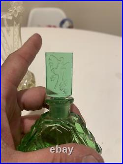 Vintage 1920's perfume bottles