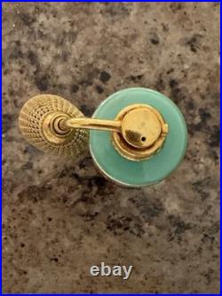 Vintage 1926 DeVilbiss Imperial Jade Glass Perfume Atomizer Art Deco Intact Rare