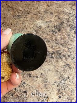 Vintage 1926 DeVilbiss Imperial Jade Glass Perfume Atomizer Art Deco Intact Rare