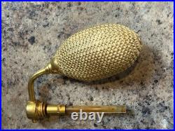 Vintage 1926 DeVilbiss Imperial Jade Glass Perfume Atomizer Art Deco Intact Rare