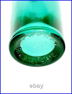 Vintage 1929 Lalique Sans Adieu for Worth 2 1/2 Green Glass Bottle SEE DESCRIPT