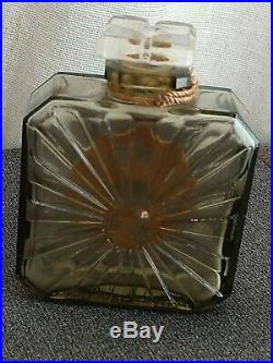 Vintage 1930's Guerlain Vol De Nuit 1oz Perfume Bottle in Original Box France