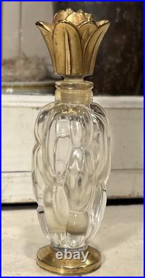 Vintage 1930's Jean Patou Colony Baccarat Crystal Perfume Bottle Empty Vintage 1930's Jean Patou Colony Baccarat Crystal Perfume Bottle Empty