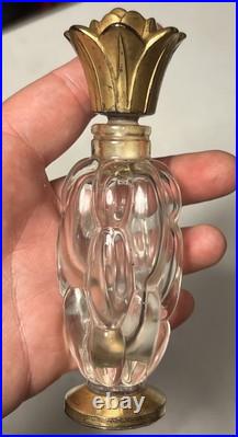 Vintage 1930's Jean Patou Colony Baccarat Crystal Perfume Bottle Empty Vintage 1930's Jean Patou Colony Baccarat Crystal Perfume Bottle Empty