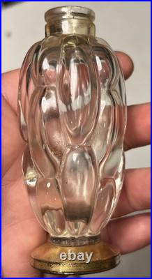 Vintage 1930's Jean Patou Colony Baccarat Crystal Perfume Bottle Empty Vintage 1930's Jean Patou Colony Baccarat Crystal Perfume Bottle Empty