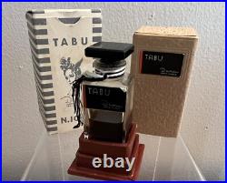 Vintage 1930's Tabu by Dana No. 104N Perfume Bottle with Outer & Inner Box Paris