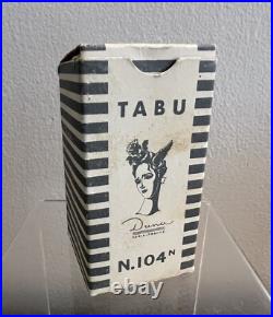 Vintage 1930's Tabu by Dana No. 104N Perfume Bottle with Outer & Inner Box Paris