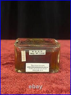 Vintage 1930s LENTHERIC Risque Tout Parfum Sealed in Box