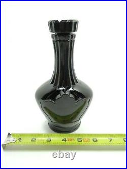 Vintage 1930s Perfume Bottle Black Glass Art Deco Prince George of Russia Elixir