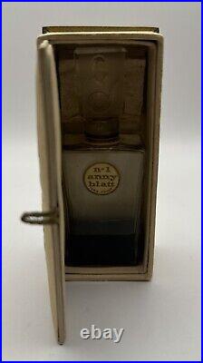 Vintage 1940 Anny Blatt No. 1 PERFUME BOTTLE Original Hinged Box Paris France