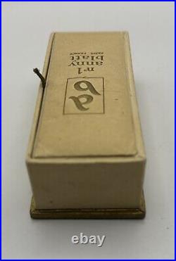 Vintage 1940 Anny Blatt No. 1 PERFUME BOTTLE Original Hinged Box Paris France