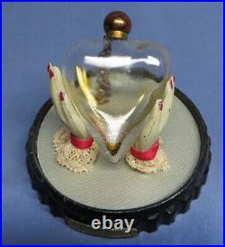 Vintage 1940's Babs Creations'Forever Yours' Perfume Domed Hands Holding Heart