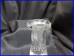 Vintage 1940's Tall Lead Crystal Perfume Bottle