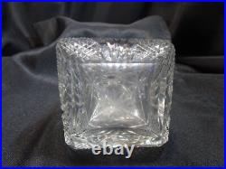 Vintage 1940's Tall Lead Crystal Perfume Bottle