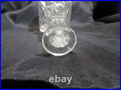Vintage 1940's Tall Lead Crystal Perfume Bottle