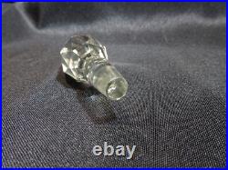 Vintage 1940's Tall Lead Crystal Perfume Bottle