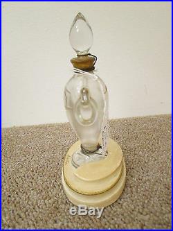 Vintage 1950's Christian Dior Miss Dior Baccarat Crystal 5 3/4 Perfume Bottle