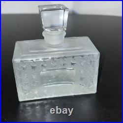 Vintage 1950's Christian Dior, Miss Dior- Diorama Frosted Crystal Glass Perfume Vintage 1950's Christian Dior, Miss Dior- Diorama Frosted Crystal Glass Perfume