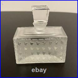 Vintage 1950's Christian Dior, Miss Dior- Diorama Frosted Crystal Glass Perfume Vintage 1950's Christian Dior, Miss Dior- Diorama Frosted Crystal Glass Perfume