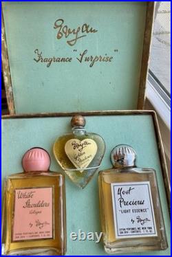 Vintage 1950's Perfume Set White Shoulders