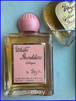 Vintage 1950's Perfume Set White Shoulders