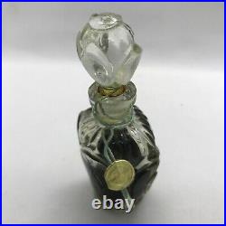 Vintage 1960's Russian Kamennyi Tsvetok Crystal Perfume Bottle Sealed in Box
