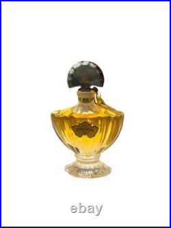 Vintage 1960's Shalimar Extrait 0.5 oz withBlue Glass Fan Stopper NOS