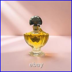 Vintage 1960's Shalimar Extrait 0.5 oz withBlue Glass Fan Stopper NOS