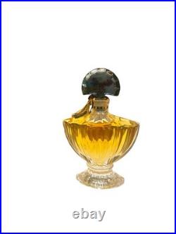 Vintage 1960's Shalimar Extrait 0.5 oz withBlue Glass Fan Stopper NOS